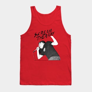 Scream Therapy Podcast Screamer transparent design Tank Top